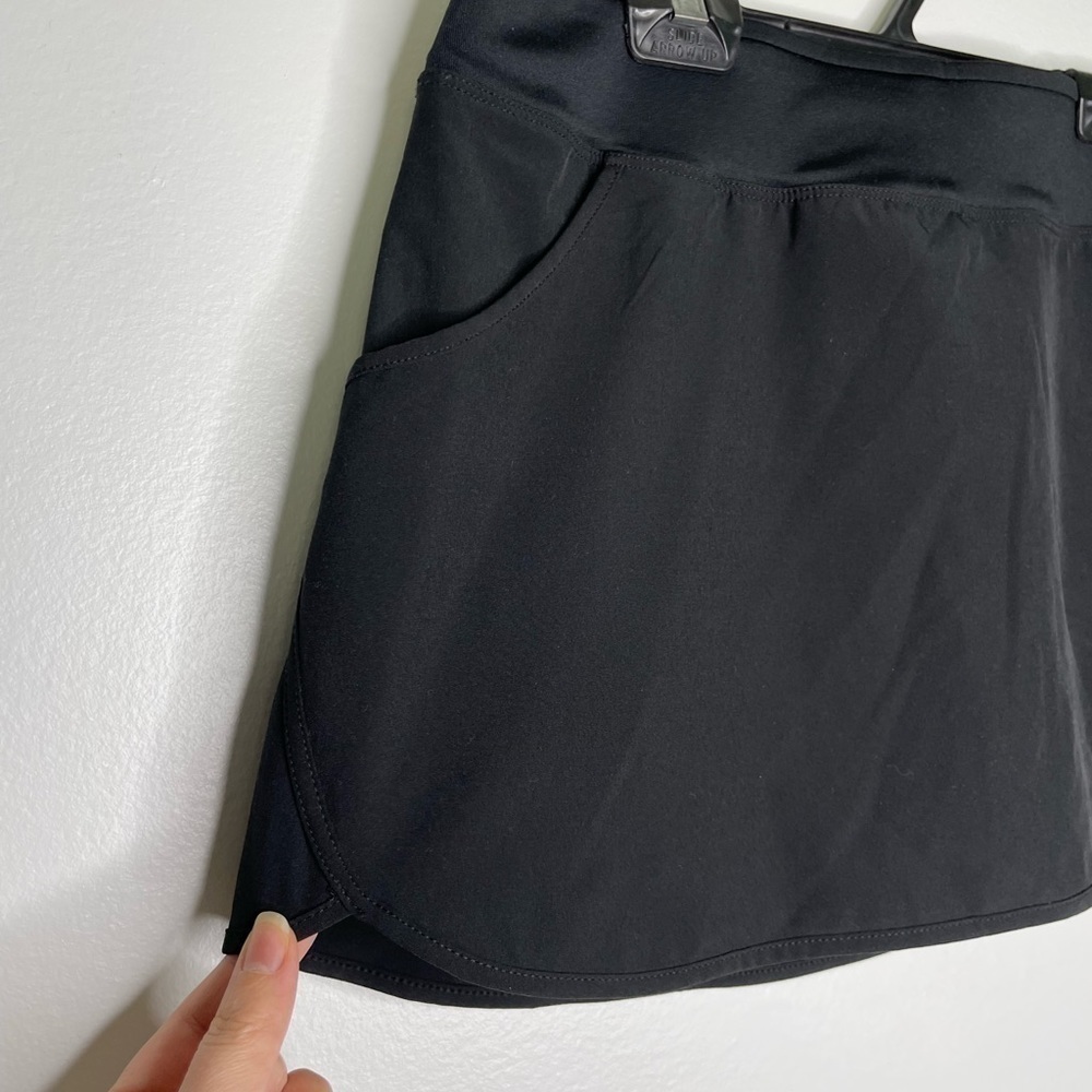 Reebok black golf mini sports skort